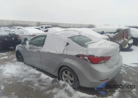 2014 Hyundai Elantra Se из США, поврежденный, VIN 5NPDH4AE1EH505955